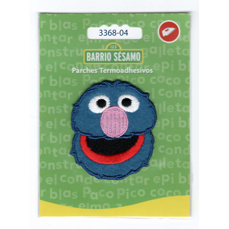 Grover Sesame Street Broderet strygemærke 5,5x5 cm