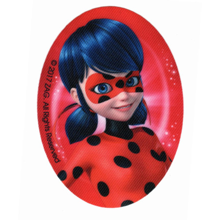 Lady Bug Mariehønen Printet strygelap - strygemærke11x8 cm