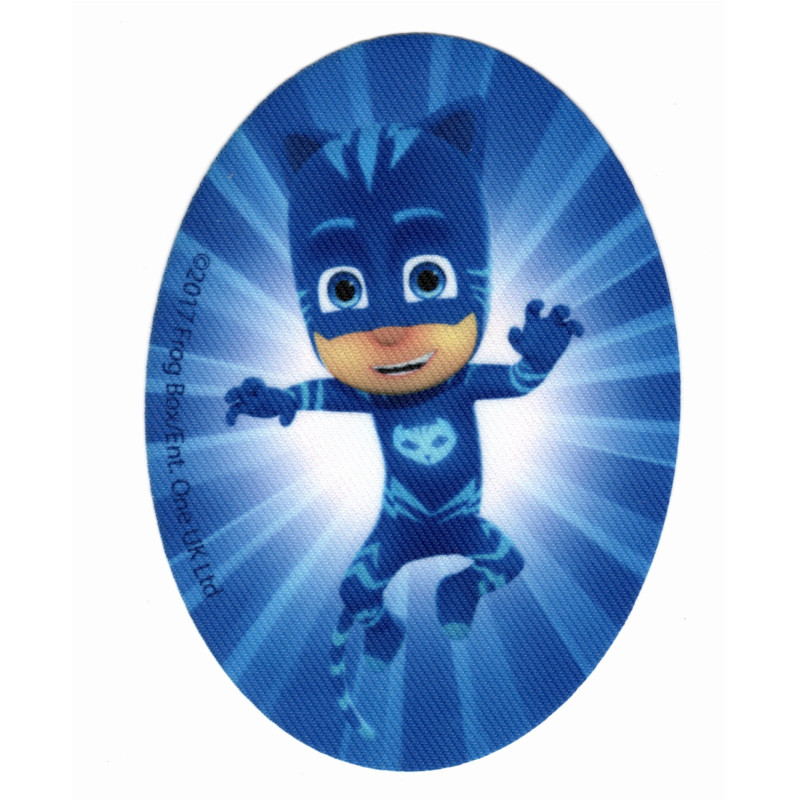 Pj Masks Catboy Printet strygelap 11x8 cm