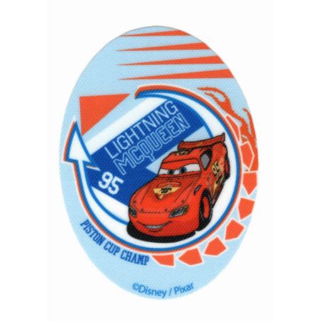 Cars McQueen Printet strygelap 11x8 cm