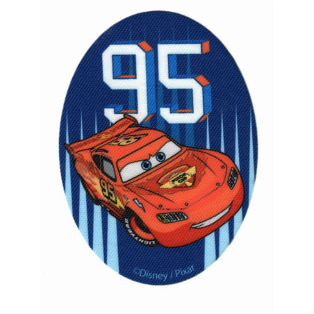 Cars McQueen Printet strygelap 11x8 cm
