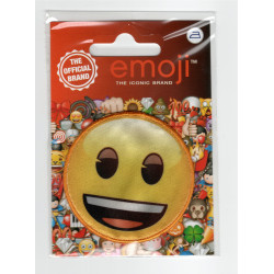 Emoji Smiley Ø 6,5 cm strygemærke
