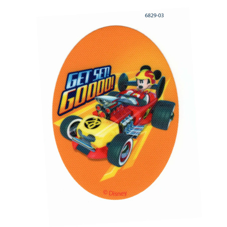 Mickey Mouse  Printet strygelap 11x8 cm