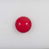Rød bombe knap m/øje 18 mm