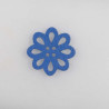 Træ knap  4-hul Blomst 20 mm