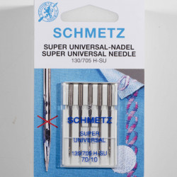 Maskinnåle Super universal 5 nåle pr.kort Schmetz