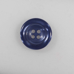4 hul knap Blank 20mm Gråblå