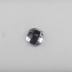 Transparent knap m/øje 889-14