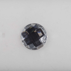 Transparent knap m/øje 889-20