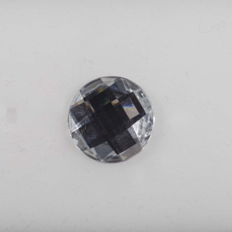 Transparent knap m/øje 889-20