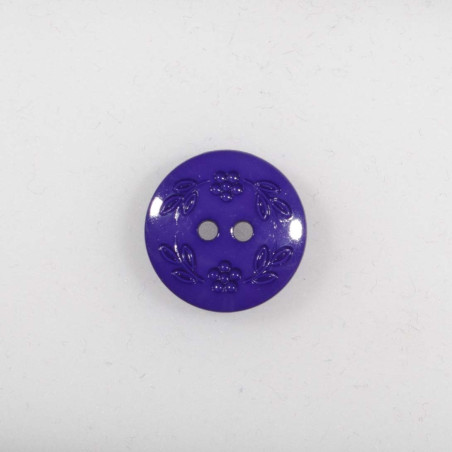 Knap 2-hul Lilla 18 mm