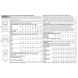 Pigekjole snitmønster Simplicity 8853