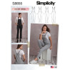 Overall snitmønster Simplicity 8855