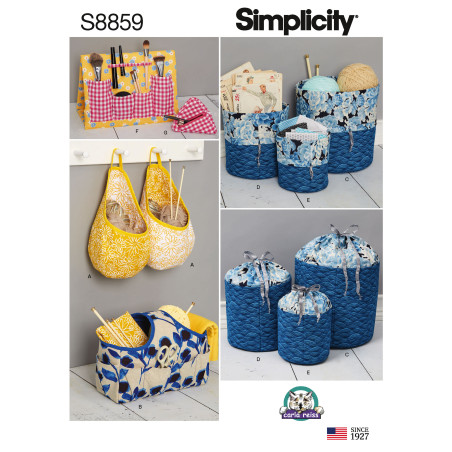 Opbevaring snitmønster Simplicity 8859