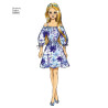 Dukketøj barbie tøj snitmønster Simplicity 8865