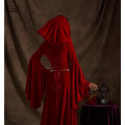 Voksen kostume Kjole m/hætte snitmønster Simplicity 8866