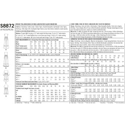 Kjole snitmønster Simplicity 8872