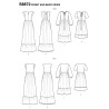 Kjole snitmønster Simplicity 8872
