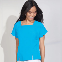Bluse  m/slids også plusmode  snitmønster Simplicity 8883