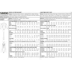 Kjole m/åben ryg  og  kort jakke  også plusmode snitmønster Simplicity 8890
