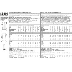 Pigekjole m/åben skulder og taske  snitmønster Snitmønstre 8897