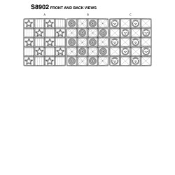 Kludetæppe snitmønster Simplicity 8902