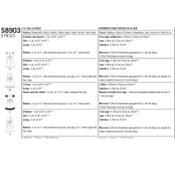 Dukketøj 45,5 cm dukke snitmønster Simplicity 8903