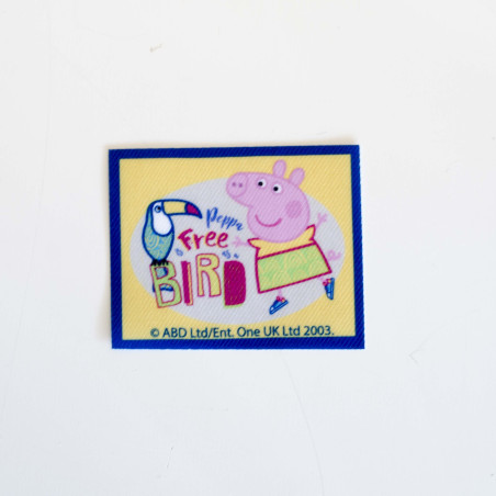Gurli Gris printet strygemærke 7x5,5 cm