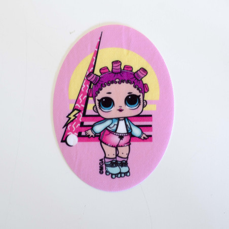 L.O.L Surprise Roller sk8ter printet syrtgemærke 11x8 cm