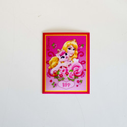Disney prinsesser og kæledyr Tornerose printet strygemærke 5,5x7,5 cm
