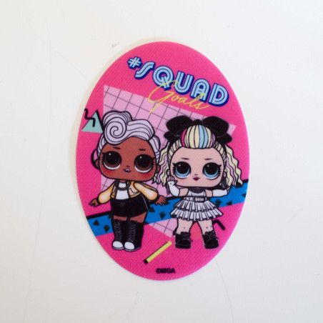 L.O.L Surprise  DJ & 80s B.B printet strygemærke 11x8 cm