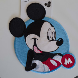Mickey Mouse Broderet strygemærke 19,5x15 cm