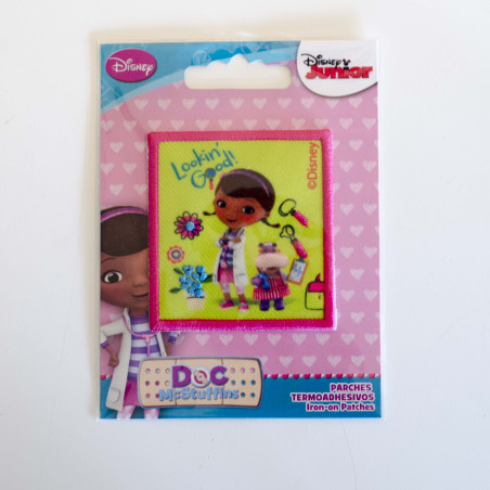 Doc McStuffins Broderet strygemærke  5,5x6 cm