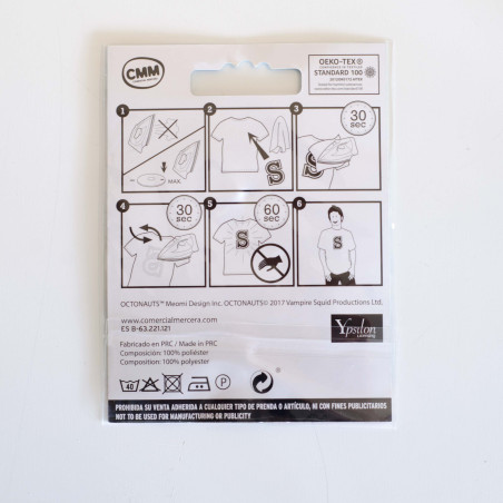 Sprutte-patruljen Kwazii Broderet strygemærke  4,5x6,5 cm