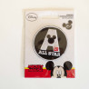 Mickey Mouse All Star  28 Broderet strygemærke Ø 6,5 cm