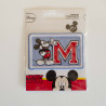 Mickey Mouse All 28  Star Broderet strygemærke 7,5x5 cm
