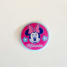 Minnie Mouse m/prikke Printet strygemærke Ø 6 cm