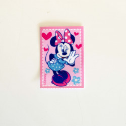 Minnie Mouse m/prikker Printet strygemærke 5x7 cm