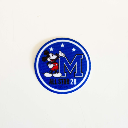 Mickey Mouse All Star 28 Printet strygemørke Ø 6.5 xm