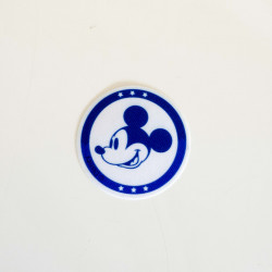 Mickey Mouse All Star printet strygemærke Ø 6 cm