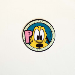 Pluto Printet strygemærke Ø 6.5 xm
