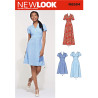 Kjole m/livstykke snitmønster New Look 6594