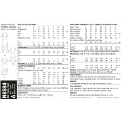 Kjole m/livstykke snitmønster New Look 6594