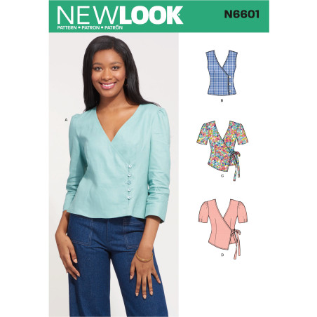 Bluse New Look snitmønster 6601