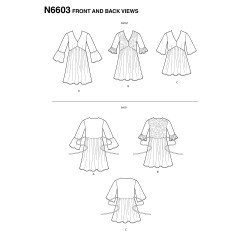 Tunika New Look snitmønster 6603