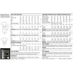 Jakke og kjole New look snitmønster 6607