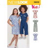Jumpsuit og kjole pige tøj New Look snitmønster 6612