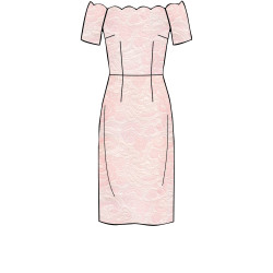 Kjole New Look snitmønster 6615