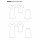 Nederdel bluse og kjole New look snitmønster 6626