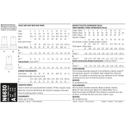 Pigekjole m/flæse New Look snitmønster easy 6630